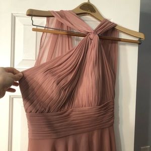 Dusty rose azazie size 6